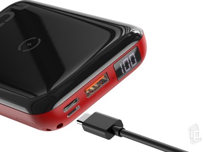 Baseus Mini S Bracket 2v1 10.000mAh  Powerbanka s drtovm 18W (Micro USB, USB-C) a bezdrtovm nabjanm 10W **AKCIA!!