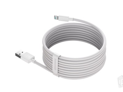 Baseus Simple Wisdom (2.4A)  2x nabjec a synchronizan kabel Lightning (150cm)