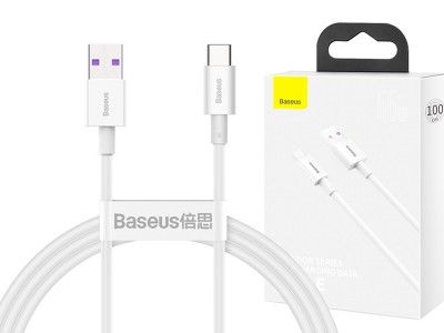 Baseus Superior (6A)  Nabjac a synchronizan kabel USB-USB-C USB (1m)