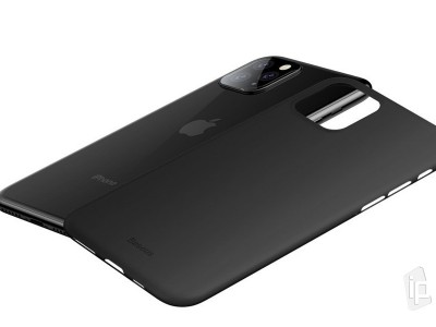 Baseus Ultra Slim Frosted Cover Black (ierny) - Ochrann kryt (obal) na Apple iPhone 11 Pro Max