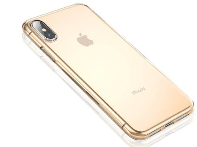 BASEUS Ultra Slim TPU (zlatý) - Ochranný kryt (obal) na Apple iPhone XS Max
