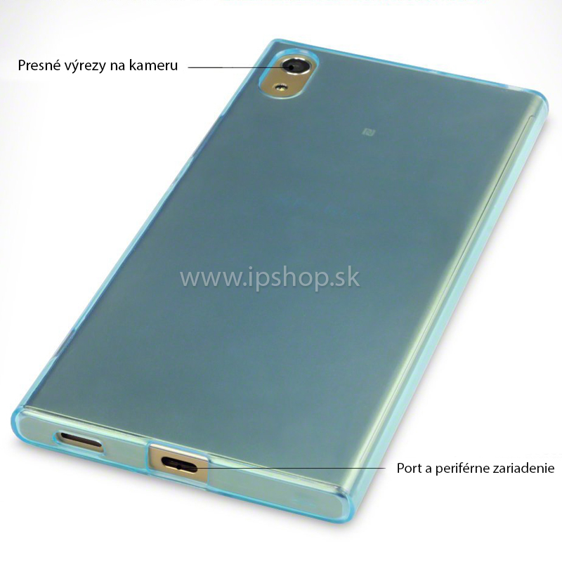 Ochrann gelov kryt (obal) TPU Light Blue (modr) na Sony Xperia XA1 Ultra **AKCIA!!