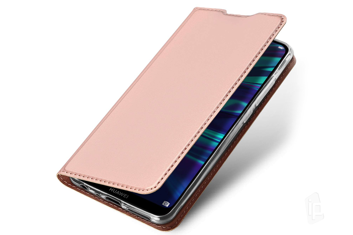 Custodia A Libro In Pelle Per Huawei P Smart 2019 / Honor 10 Lite – Portafoglio Con 3 Slot, Chiusura Magnetica E Stand