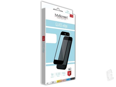 MyScreen 2.5D Full Glue Tempered Glass (čierne) - Tvrdené sklo na celý displej na Samsung Galaxy A21S