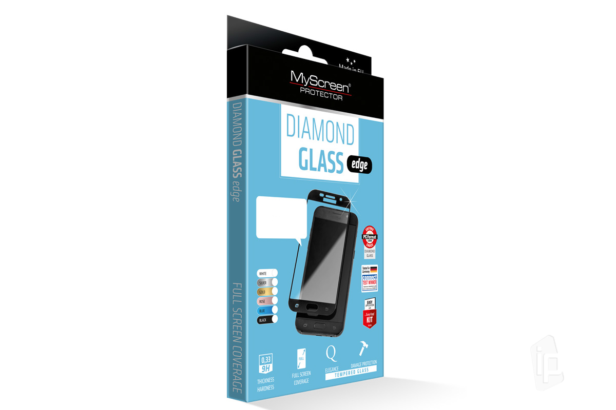 MyScreen Full Glue Tempered Glass (čierne) - Tvrdené sklo na displej pre Samsung Galaxy A6 Plus 2018