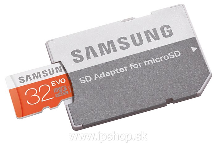 Samsung microSDHC karta Evo+ 32GB UHS-I Class 10 + adaptr