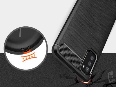 Fiber Armor Defender Blue (modr�) - Ochrann� kryt (obal) s ochranou kamery na Xiaomi Poco M3