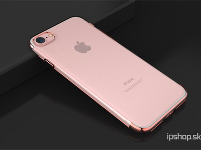 Glitter Series Pink (ruov) - Ochrann kryt (obal) na Apple iPhone 7 / iPhone 8 / iPhone SE 2020