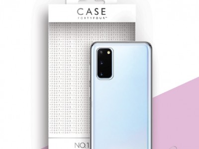 Case FortyFour No.1 Clear (ir) - Tenk ochrann obal pro Samsung Galaxy S20