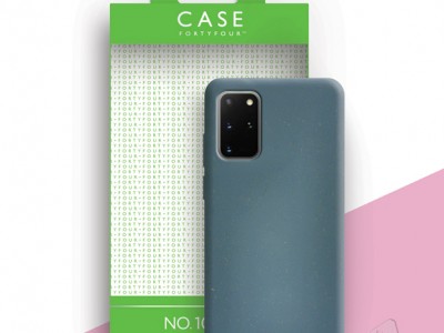 Case FortyFour No.100 Eco Friendly (edo-modr) - Kompostovaten ochrann obal pre Samsung Galaxy S20 Plus **VPREDAJ!!
