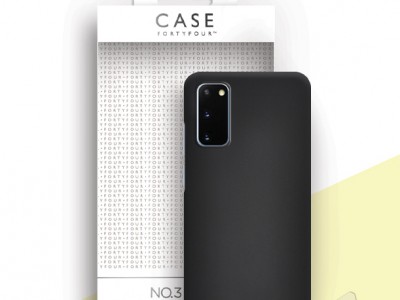 Case FortyFour No.3 Black (ierny) - Ultra tenk kryt (obal) na Samsung Galaxy S20