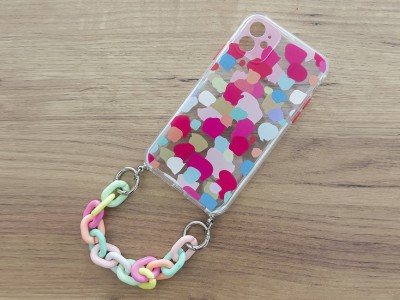 MultiColor Chain Case (viacferebn) - farebn TPU obal s retiazkou pre Apple iPhone 7 / 8 - dizajn 1 **AKCIA!!