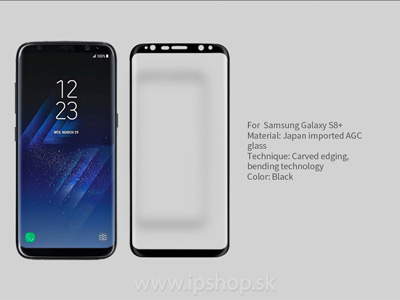 3D CP+ MAX - Temperovan� tvrzen� ochrann� sklo na cel� displej pro SAMSUNG Galaxy S8 Plus - �ern� **V�PREDAJ!!