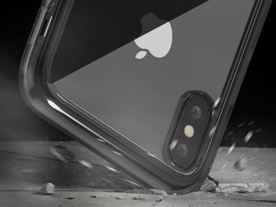 SwitchEasy Crush (ierny) - Odoln ochrann kryt (obal) na Apple iPhone XS Max
