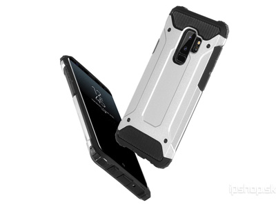 Hybrid Armor Defender Silver (strieborn) - odoln ochrann kryt (obal) na Samsung Galaxy S9 Plus **VPREDAJ!!