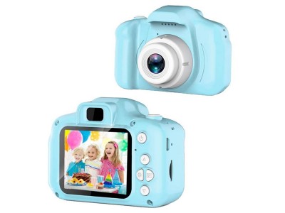 Detský digitálny fotoaparát/kamera (modrý)