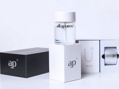 alfapureo (New Aroma) Aroma difuzér eMotion (číry) – prenosný difuzér s integrovanou batériou + 80 ml aroma olej