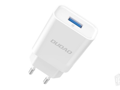 DUDAO Quick Charger 3.0 - Nabjac adaptr s funkciou QC rchleho nabjania (biely)