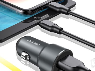 DUDAO Dual-USB Adapter 3.4A (ed) - Autonabjeka na 2 zariadenia