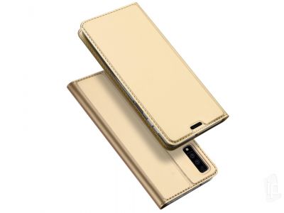Luxusn Slim Fit puzdro (zlat) pre Samsung Galaxy A7 2018