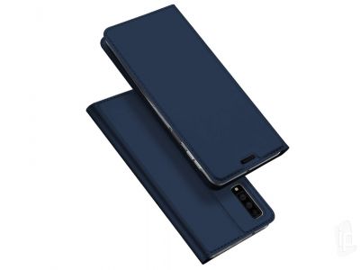 Luxusn Slim Fit puzdro (tmavomodr) pre Samsung Galaxy A7 2018