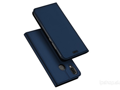 Luxusn Slim Fit puzdro Dark Blue (tmavomodr) na Huawei P20 Lite