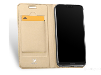 Luxusn Slim Fit puzdro Gold (zlat) na Huawei P20 Lite