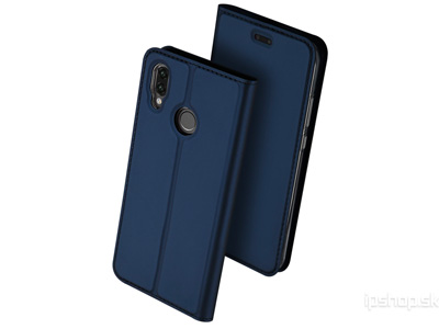 Luxusn Slim Fit puzdro Dark Blue (tmavomodr) na Huawei P20 Lite