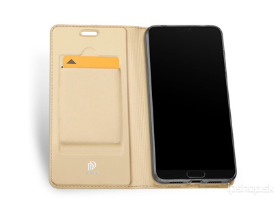Luxusn Slim Fit puzdro Gold (zlat) na Huawei P20