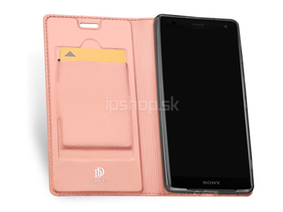 Luxusn Slim Fit puzdro Rose Pink (ruov) pre Sony Xperia XZ2