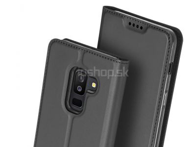Luxusn Slim Fit puzdro Grey (ed) na Samsung Galaxy A6 Plus 2018