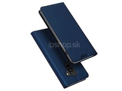 Luxusn Slim Fit pouzdro Navy Blue (tmavomodr) na Samsung Galaxy A6 Plus 2018