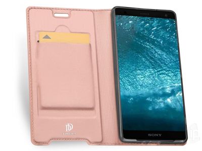 Luxusn� Slim puzdro (ru�ov�) s magnetick�m zatv�ran�m pre Sony Xperia XZ3 **AKCIA!!
