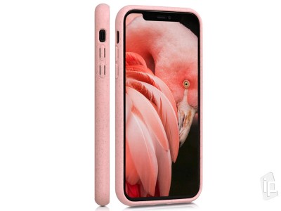 Eco Friendly Case Sandy Pink (ru�ov�) - Kompostovate�n� ochrann� kryt (obal) pre Apple iPhone XS Max **AKCIA!!