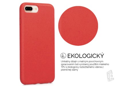 Eco Friendly Case Maroon Red (erven) - Kompostovaten ochrann obal pre iPhone 7 Plus / 8 Plus