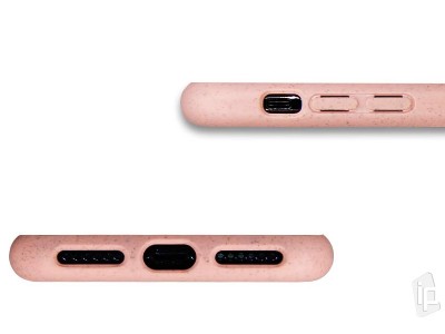 Eco Friendly Case Sandy Pink (ru�ov�) - Kompostovate�n� ochrann� kryt (obal) pre Apple iPhone XS Max **AKCIA!!