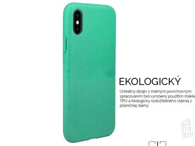 Eco Friendly Case Sea Green (tyrkysov�) - Kompostovate�n� ochrann� kryt (obal) pre Apple iPhone XS Max **AKCIA!!