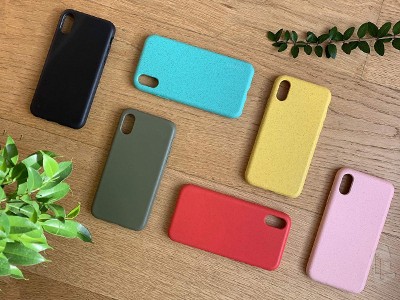 Eco Friendly Case Khaki (zelen) - Kompostovaten ochrann kryt (obal) pre Apple iPhone XS Max **AKCIA!!