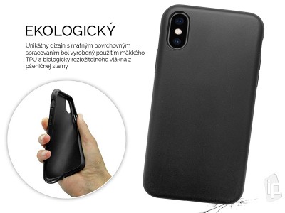 Eco Friendly Case Jade Black (�ierny) - Kompostovate�n� ochrann� kryt (obal) pre Apple iPhone XS Max **AKCIA!!