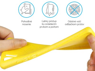 Eco Friendly Case Cyber Yellow (lt) - Kompostovaten ochrann obal pre Huawei P30 Pro **VPREDAJ!!