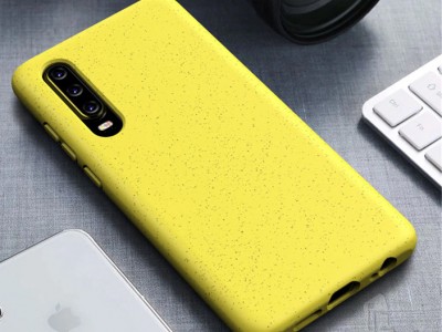 Eco Friendly Case Cyber Yellow (lt) - Kompostovaten ochrann obal pro Huawei P30 **AKCIA!!