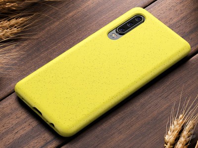 Eco Friendly Case Cyber Yellow (lt) - Kompostovaten ochrann obal pro Huawei P30 **AKCIA!!