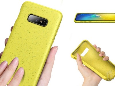 Eco Friendly Case Khaki (zelen) - Kompostovaten ochrann kryt (obal) pre Samsung Galaxy S10e