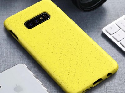 Eco Friendly Case Cyber Yellow (lt) - Kompostovaten ochrann obal pre Samsung Galaxy S10e **VPREDAJ!!