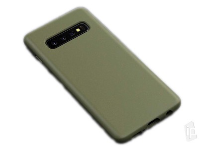 Eco Friendly Case Khaki (zelen) - Kompostovaten ochrann kryt (obal) pre Samsung Galaxy S10
