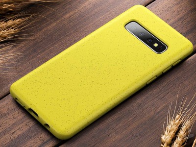 Eco Friendly Case Cyber Yellow (lt) - Kompostovaten ochrann obal pre Samsung Galaxy S10 **AKCIA!!