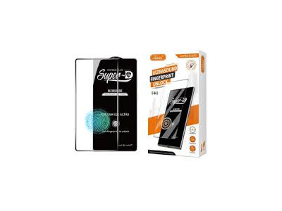 5D MIETUBL SUPER-D Ochrann� tvrden� sklo s odomykan�m odtla�kami prstov pre Samsung S24/S25 Black