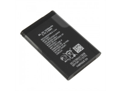 Batria Nokia BL-5C / 3650 / 6230 / 3110c / ASHA 202/ 2730/ 3100 1020mAh nov verzia