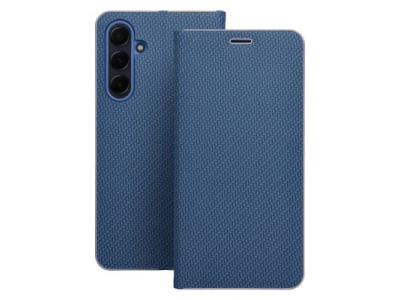 Kni�kov� Pouzdro Luna book Carbon pro Samsung S26 Ultra modr�