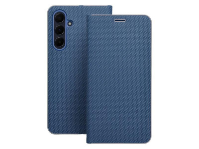 Kni�kov� Puzdro Luna book Carbon pre Samsung Samsung S26 FE Blue